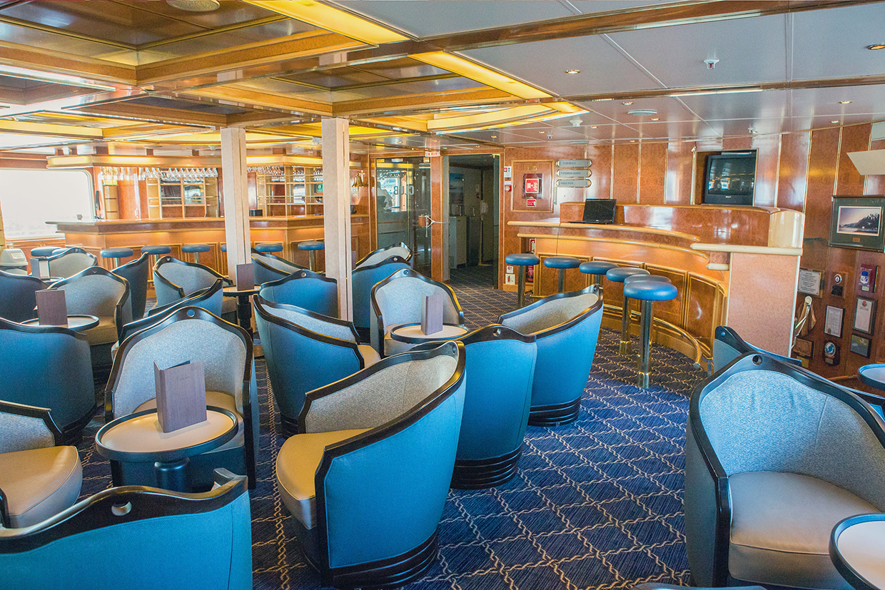 Bar und Lounge auf der Sea Spirit
