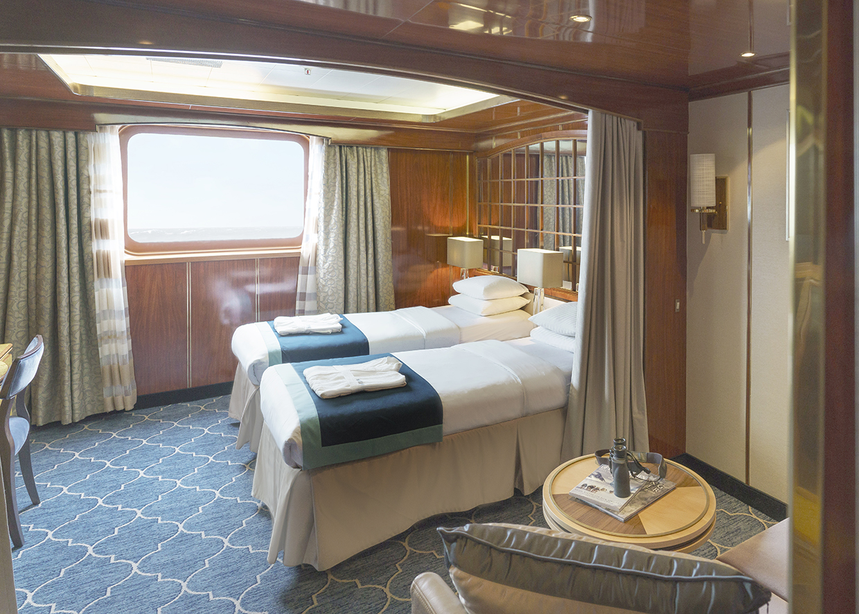 Cabin of  MS Sea Spirit: Classic Suite as double cabin