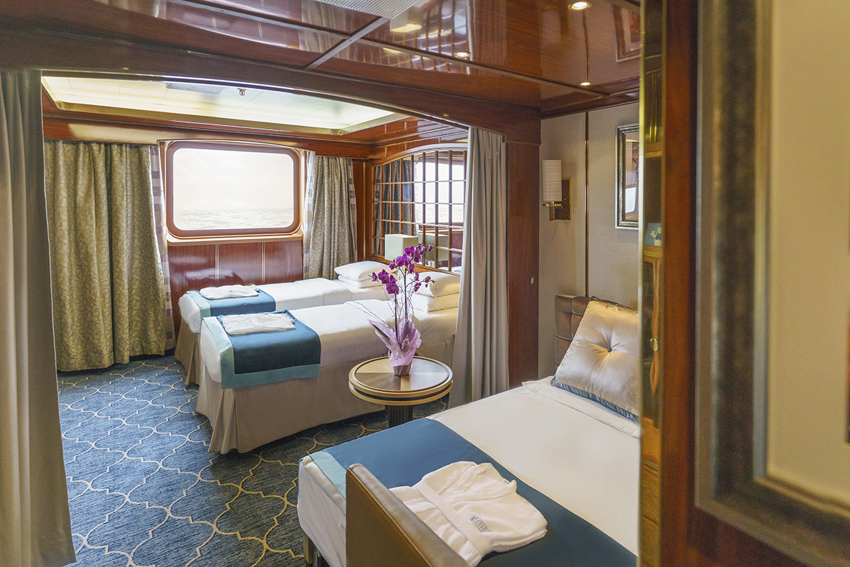 Cabin of  MS Sea Spirit: Classic Suite as triple cabin