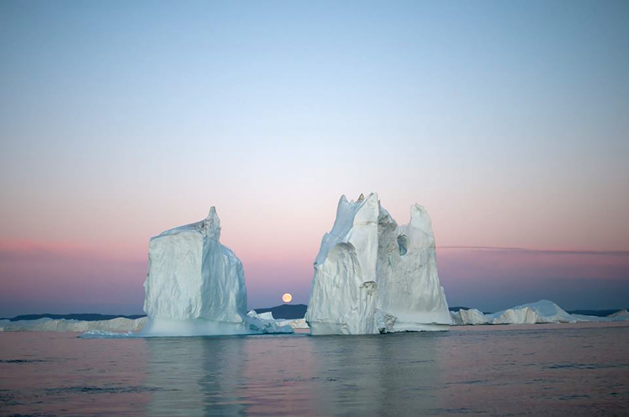 Icebergs in Greenland