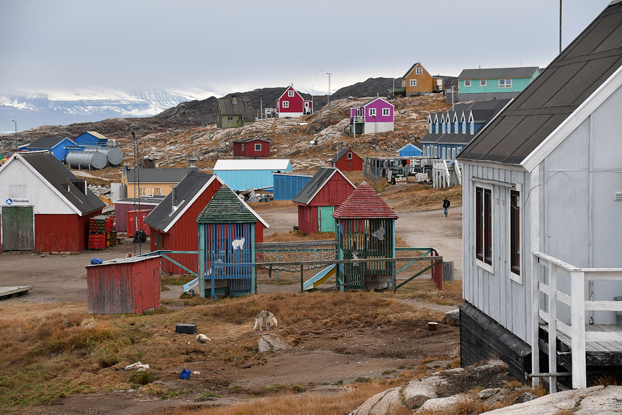 Colorfull houses in Greenland