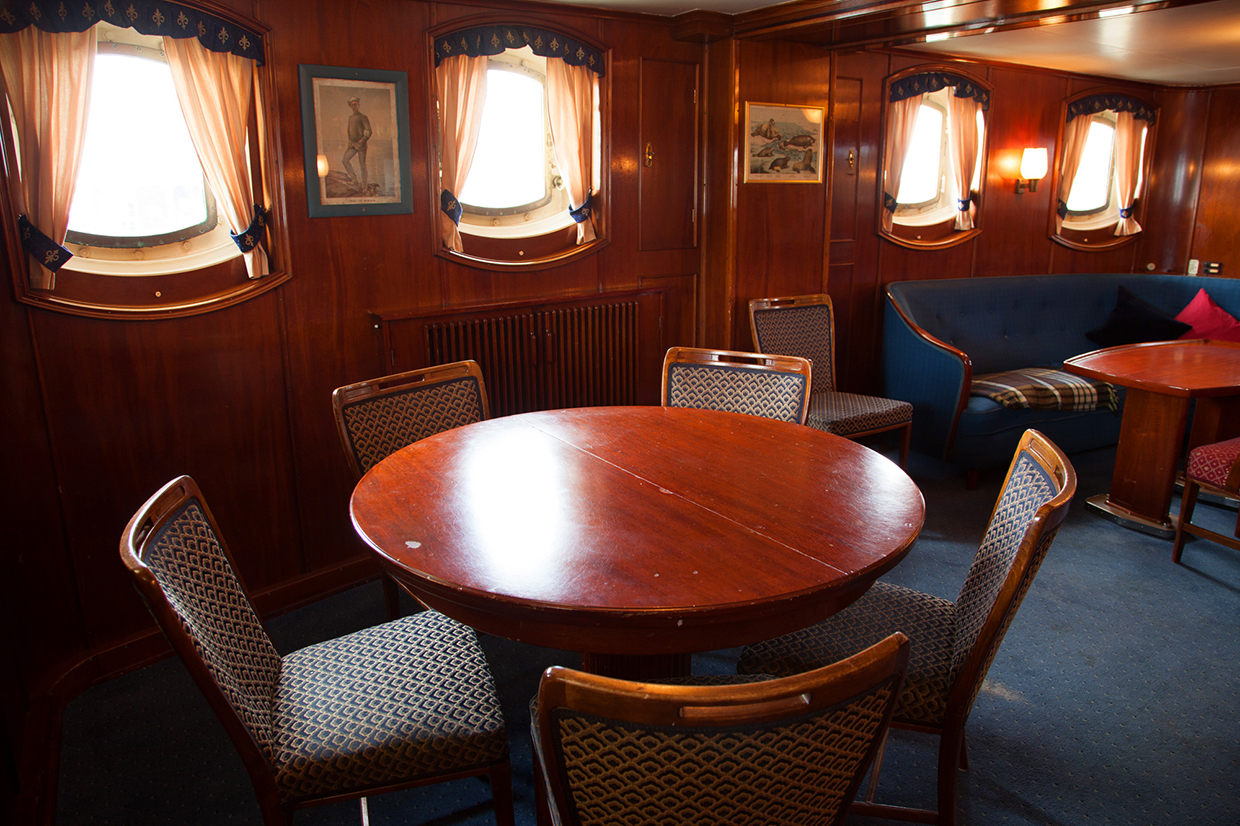 In the Saloon on MS Stockholm