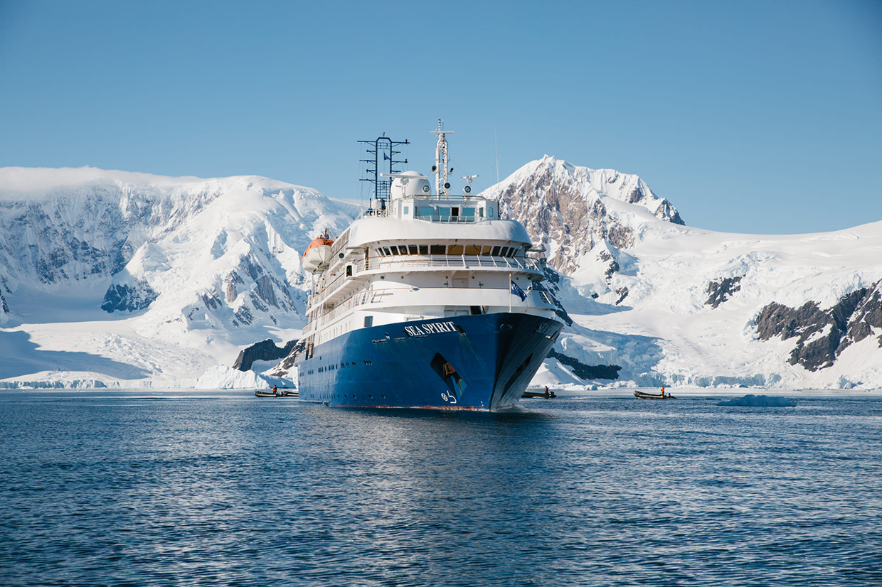 MS Sea Spirit in der Antarktis