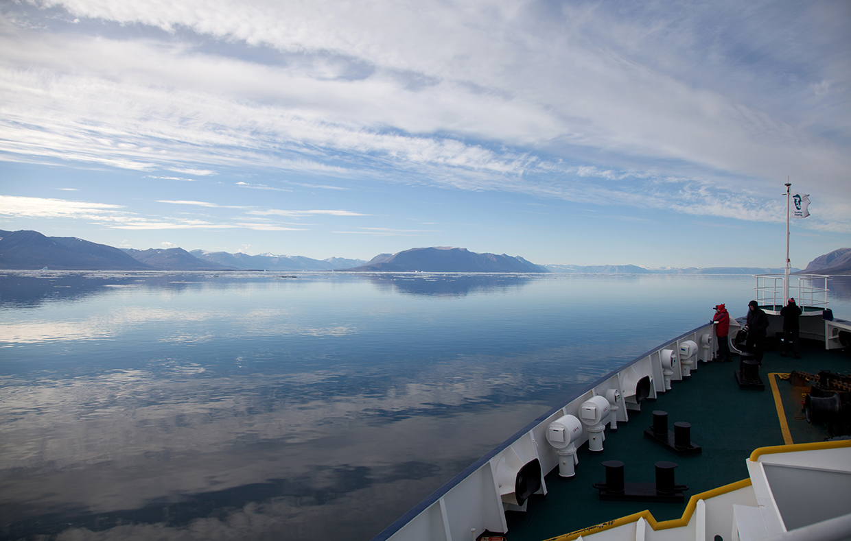 MV Plancius in Greenland