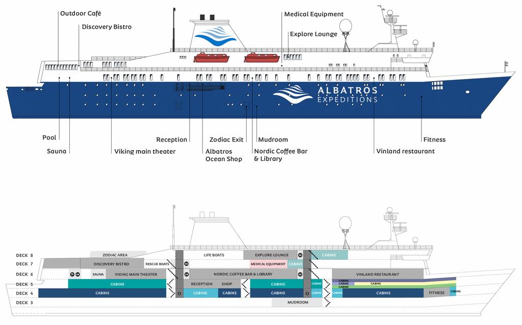 Ocean Atlantic Deckplan