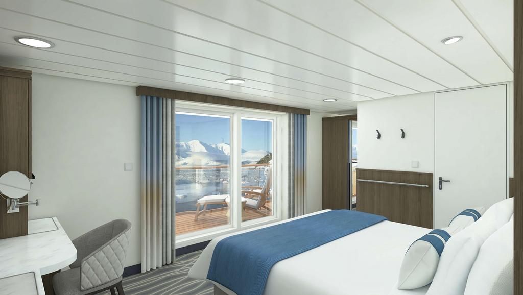 Cabin of  MS Ocean Victory: Balcony Suite (B1)