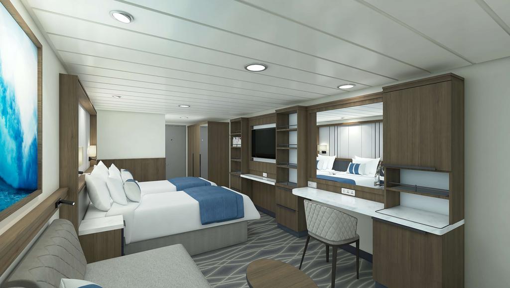 Cabin of  MS Ocean Victory: Triple Stateroom (F )