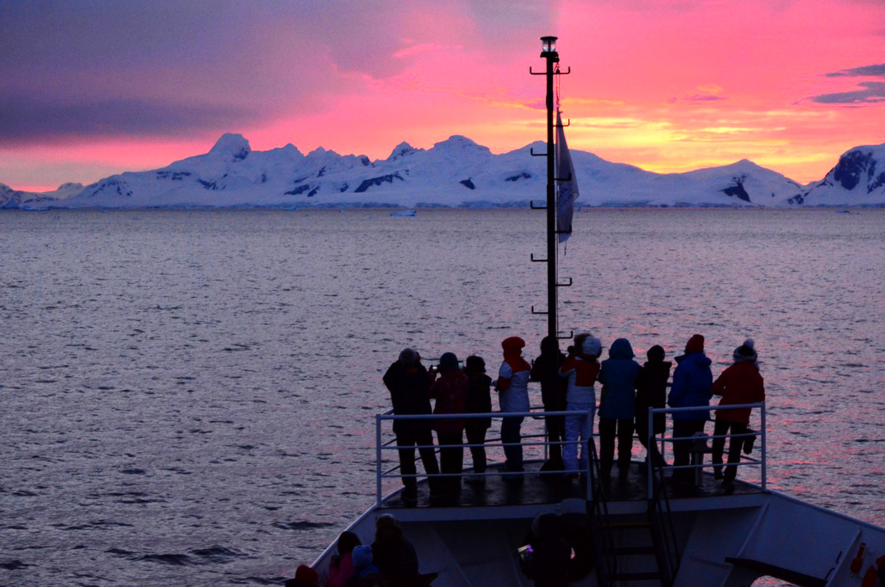 On the deck - MV Ushuaia