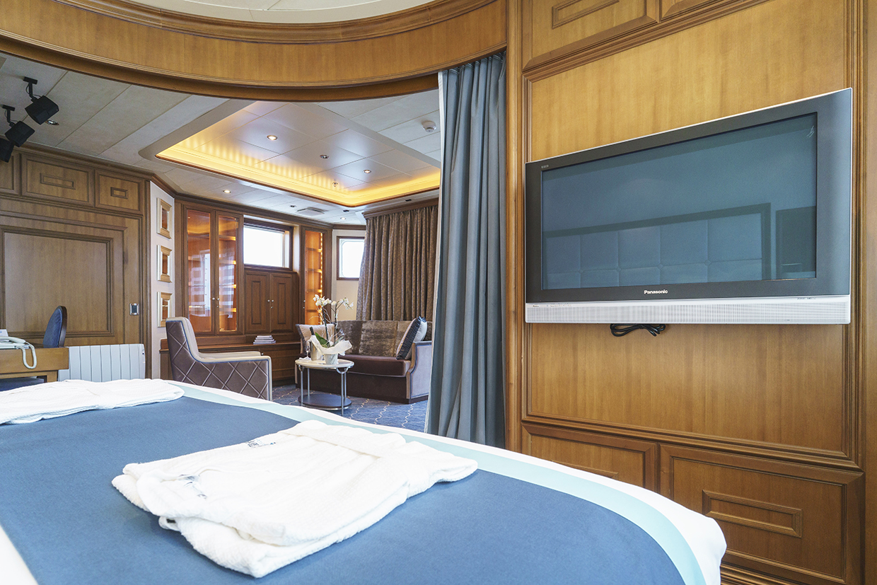 Owners cabine on Sea Spirit