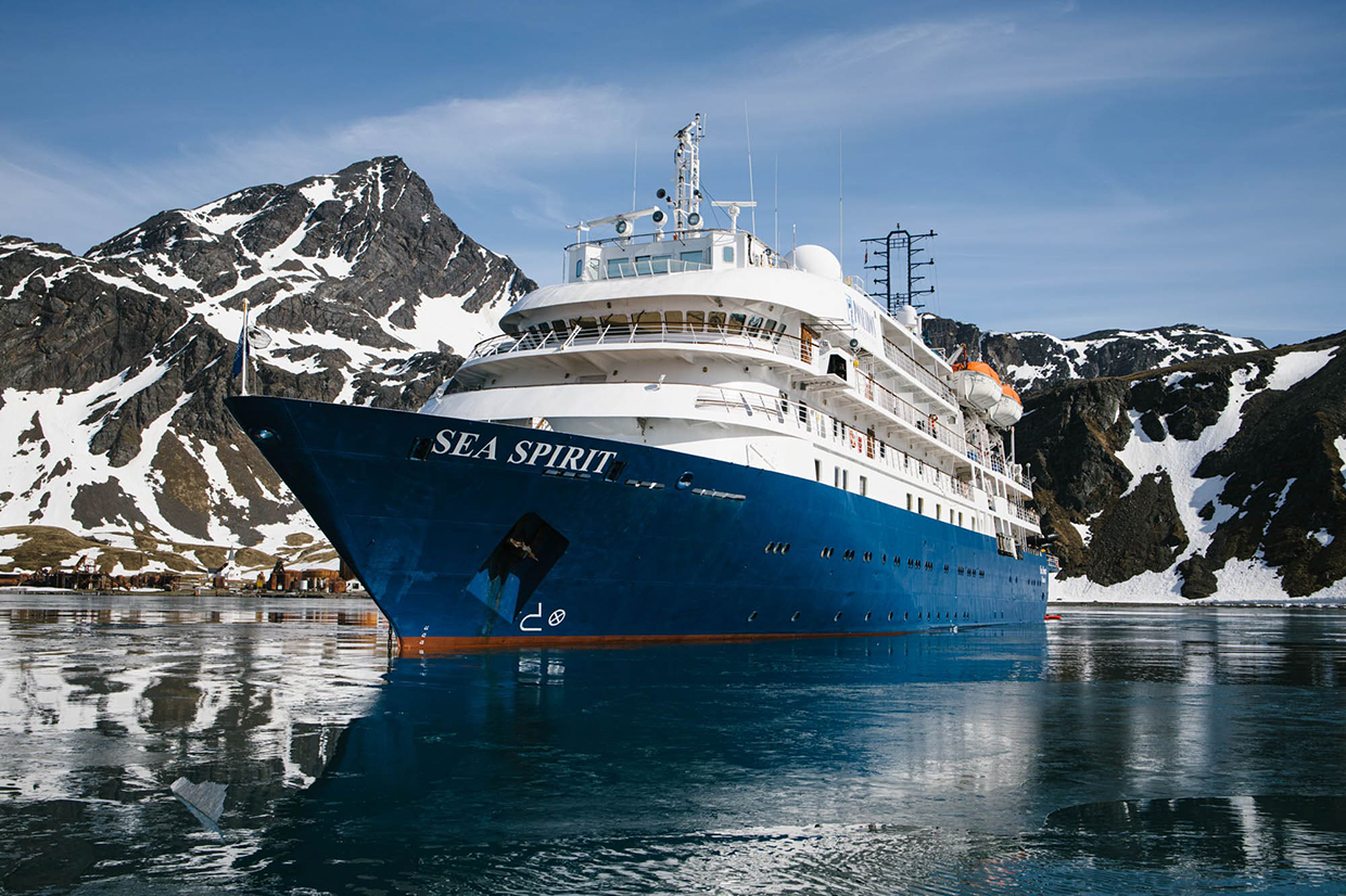 Sea Spirit bei der Antarktischen Halbinsel